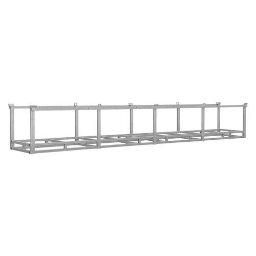 Nestbaar en stapelbaar rek voor lange lading, Max. belasting per niveau: 1200 kg, Hoogte: 740 mm
