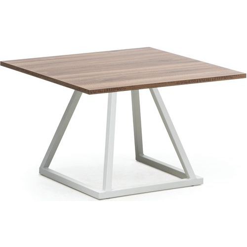 Tafel Linea Lounge, Vermogen (aantal personen): 4, Totale hoogte: 45 cm, Onderstel kleur: Wit