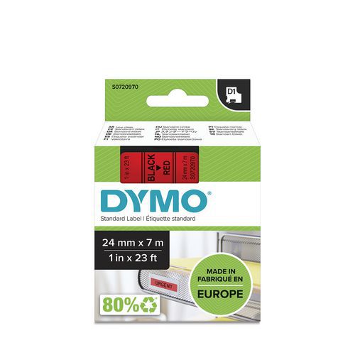 Labelcassette D1 breedte 24 mm - Dymo