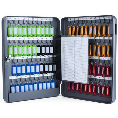 Sleutelkast - mat donkergrijs - Pavo