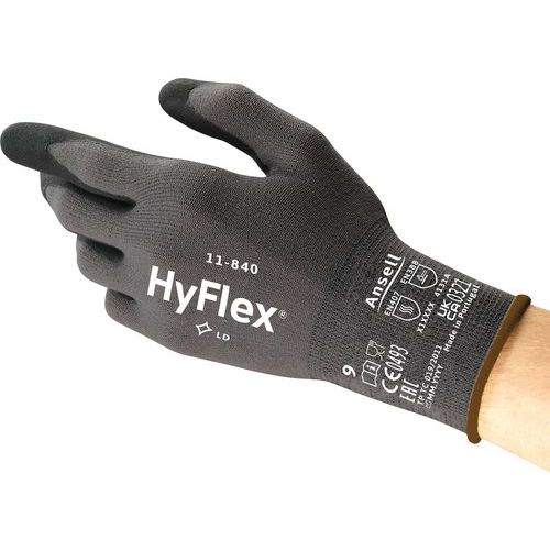 Werkhandschoenen met nitril coating Hyflex® 11-801 - Ansell