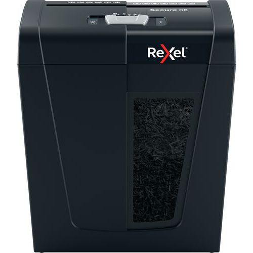 Destructeur de documentscoupe croisée - Secure X8 -Rexel