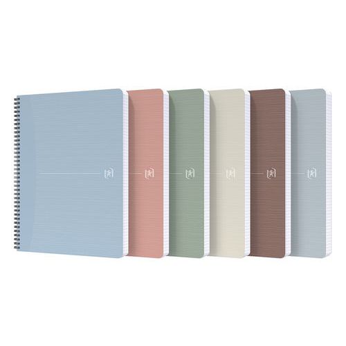 Schrift My Réc'up integraalband A4 180 p 90 g gerecycled - Set van 6 - Oxford Schrift My Réc'up integraalband A4 180 p 90 g gerecycled - Set van 6 - Oxford