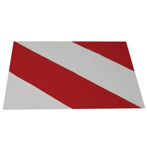 Grondmarkeringstape - tweekleurige zone - 900 x 900 mm - Gergosign Grondmarkeringstape - tweekleurige zone - 900 x 900 mm - Gergosign