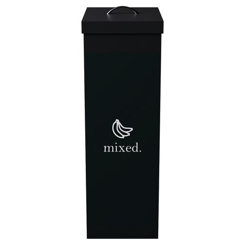 Afvalbak voor afvalscheiding - Zwart - 60 l - Paperflow