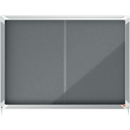 Nobo Premium Plus Afsluitbare Glazen Binnenvitrine vilt, Aantal vellen A4: 8, Lean Management: nee