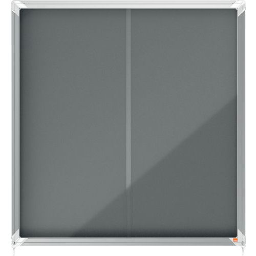 Nobo Premium Plus Afsluitbare Glazen Binnenvitrine vilt, Aantal vellen A4: 12, Lean Management: nee