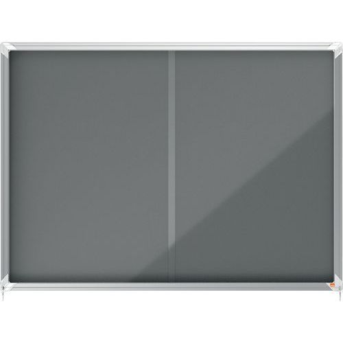 Nobo Premium Plus Afsluitbare Glazen Binnenvitrine vilt, Aantal vellen A4: 18, Lean Management: nee
