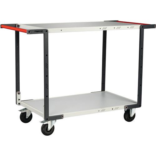 Tafelwagen Flat-pack met CC-wiel 1375x640x945 mm - Fimm