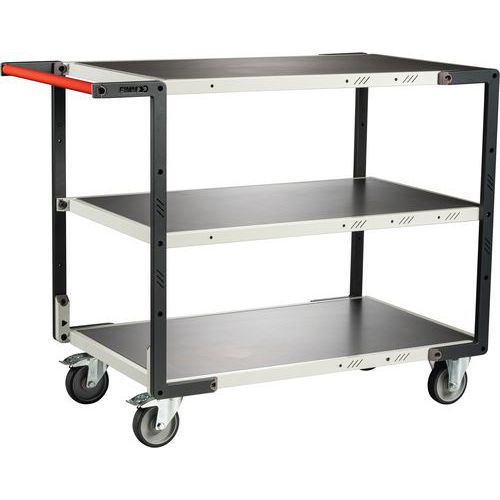 Tafelwagen Flat-pack met CC wiel 850x495 mm - Fimm