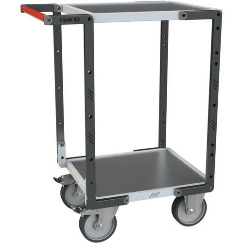 Tafelwagen CC-wiel met 2 etage en 2 handgreep 1225x540x980 mm - Fimm
