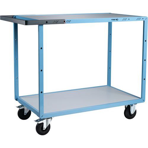 Tafelwagen gelast met CC wielen - 1160x640x955 mm - Fimm
