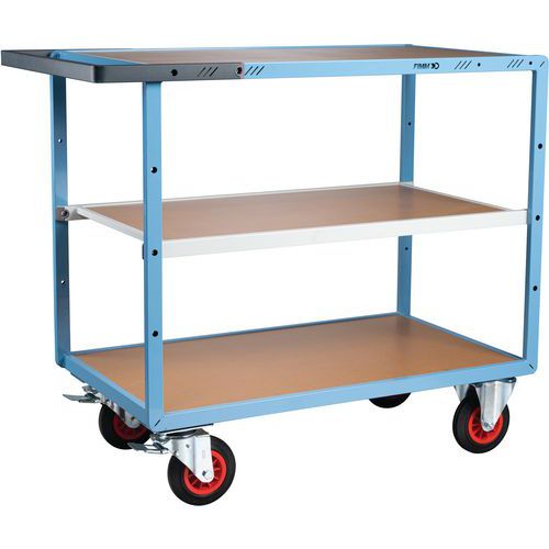 Tafelwagen gelast met CC wielen - 1010x540x990 mm - Fimm