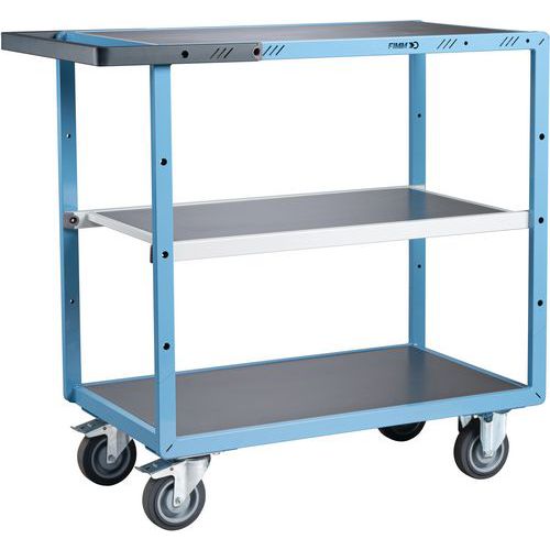 Tafelwagen gelast met TPE wielen - 1160x640x955 mm - Fimm