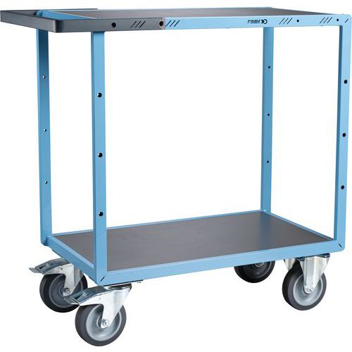 Tafelwagen gelast met TPE wielen - 1360x840x990 mm - Fimm