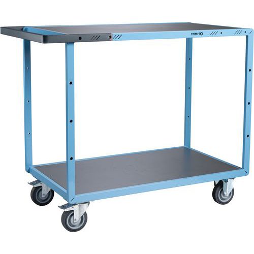 Tafelwagen gelast met TPE wielen - 1160x640x955 mm - Fimm