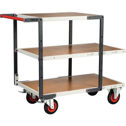Tafelwagen gemonteerd met CC-wielen - 1095x540x980mm - Fimm