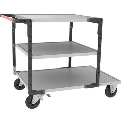 Tafelwagen gemonteerd met CC-wielen - 1095x540x980mm - Fimm