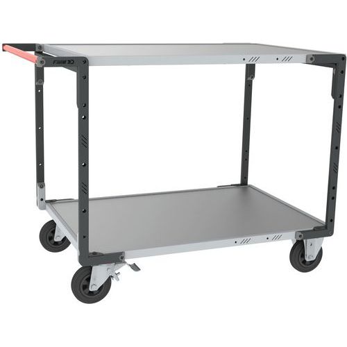 Tafelwagen met TPE-wielen - 795x540x945 mm - Fimm
