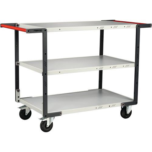 Tafelwagen met CC-wielen - 1225x540x945 mm - Fimm