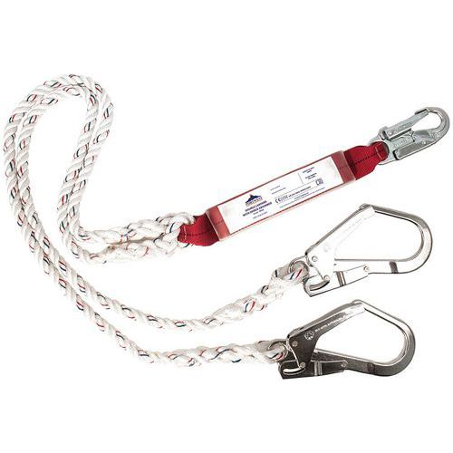 Double lanyard with shock absorber FP25 - Portwest
