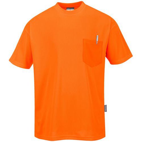T-shirt korte mouw Day-vis Oranje S578 Portwest T-shirt korte mouw Day-vis Oranje S578 Portwest