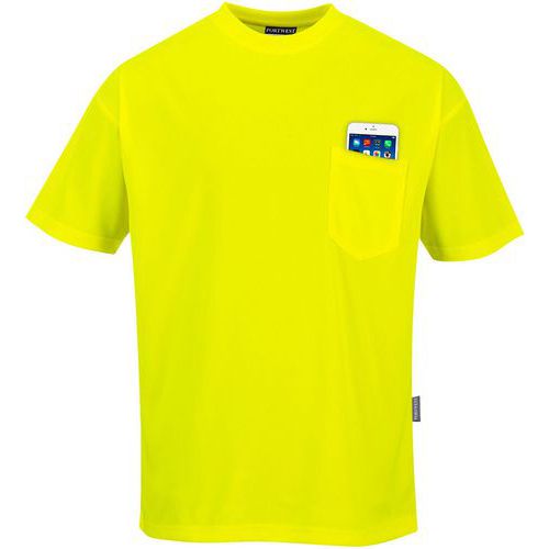 T-shirt korte mouw Day-vis Geel S578 Portwest