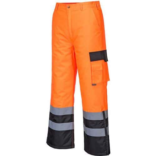 Pantalon de pluie haute-visibilité doublé S686 - Portwest