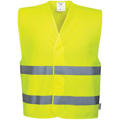 Vest Two Band Hi-Vis Geel C474 Portwest Vest Two Band Hi-Vis Geel C474 Portwest
