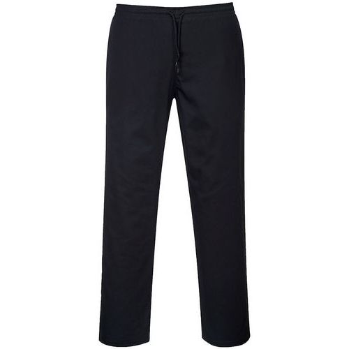 Broek met aansnoerkoord C070 Portwest, Materiaal: Katoen en polyester, Kleur: Zwart, Maat: M