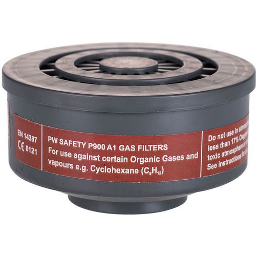 Gasfilter met speciale schroefdraadbevestiging Portwest Gasfilter met speciale schroefdraadbevestiging Portwest