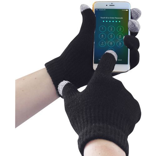 Handschoen Gebreid Touchscreen GL16 Zwart Portwest