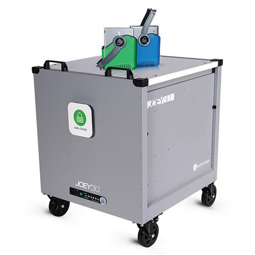 Wagen voor tablets/PC Joey met manden - Lockncharge