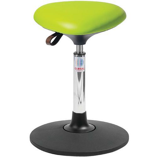 Tabouret Sway Tria - Imitation cuir - Medium - Global Professional Seating