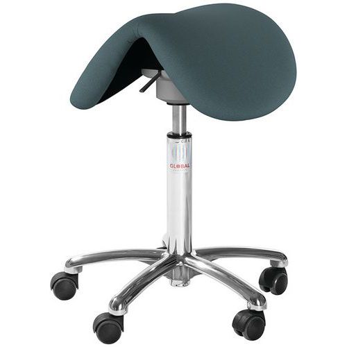 Stoel met Dalton-zadel Flexmatic laag model Cura - Global Professional Seating