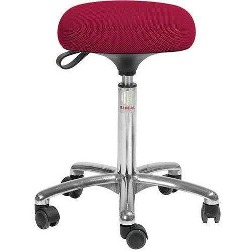 Kruk Alu50 medium Tetra stof 3D - Global Professional Seating