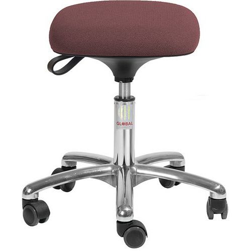 Kruk alu50 laag model zitting Tetra Cura - Global Professional Seating