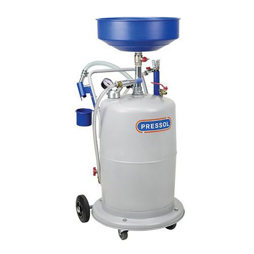 Zwaartekracht en afzuigsysteem 75L - Pressol