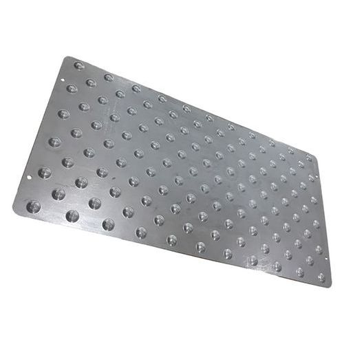 Dalle podotactile en acier corten
