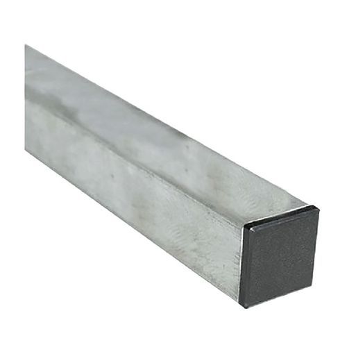 Paal vierkant voor signaleringsbord 40x40 mm gegalvaniseerd staal