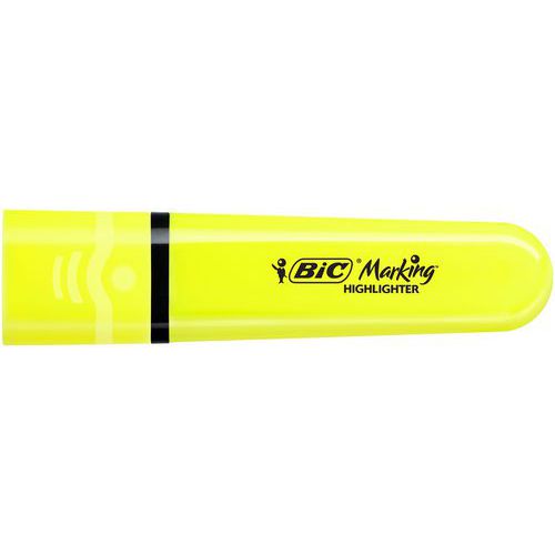 Surligneur plat Bic Marking Fluo - Pointe biseautée - Bic