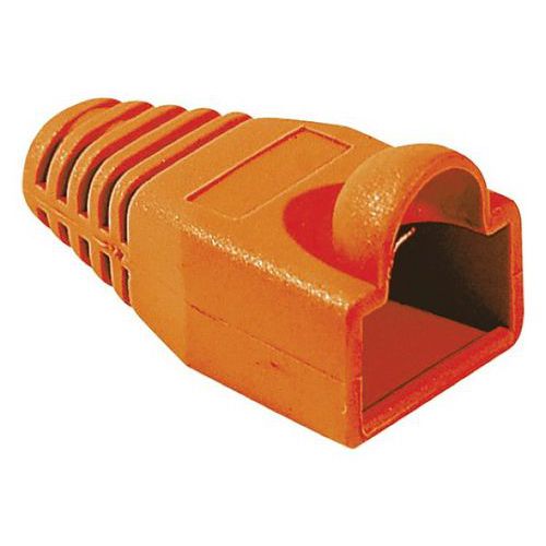 Manchons de couleur orange 10 pièces pour Câble multibrins
