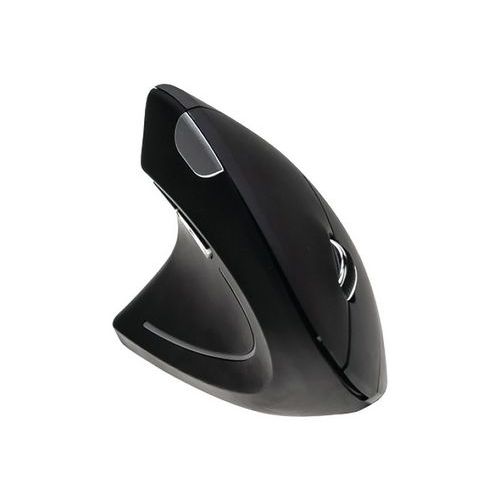 Verticale muis voor linkshandig V150WG draadloos zwart - Dacomex
