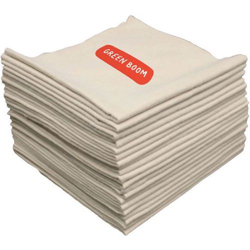 Absorberende Green Boom-mat uitsluitend voor olie, pads van 50x40 cm voor de beheersing van olielozingen