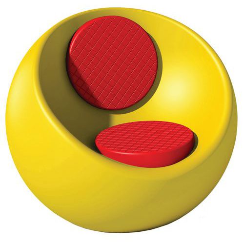 Design stoel bolvormig Connexio Rondo - Manutan Expert