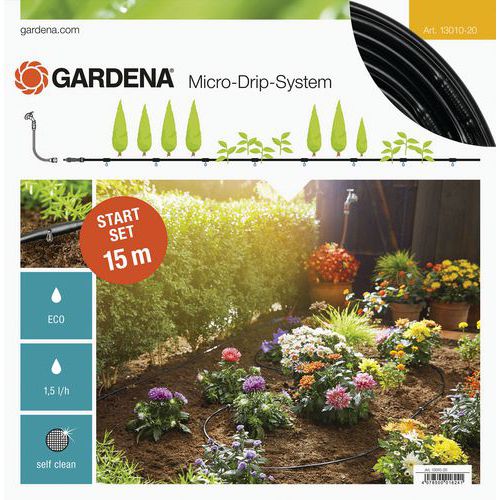 Kit d'initiation Micro-Drip system pour les haies - Gardena Kit d'initiation Micro-Drip system pour les haies - Gardena