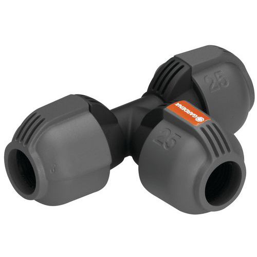 T-stuk 25mm voor sprinklersystem - Gardena