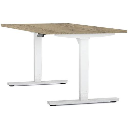 Bureau elektrisch met melamine blad 120 cm Axel 2 - EoL
