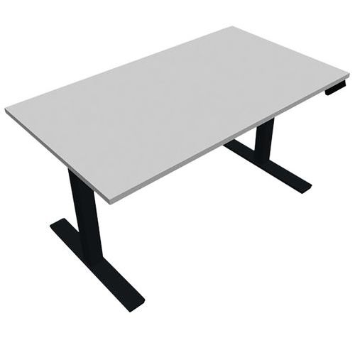 Zit/sta bureau Lutz 2 B140xD80 hoogteregeling blad 25 mm + USB - Eol