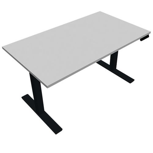 Bureau électrique avec plateau mélaminé 180 cm - Lutz - Eol